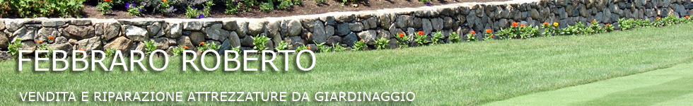 Febbraro Roberto - Macchine da giardinaggio Honda, Jonsered, Jonsered, Josered, Woodline. Vendita, noleggio, e riparazioni attrezzature da giardinaggio e idropulitrici